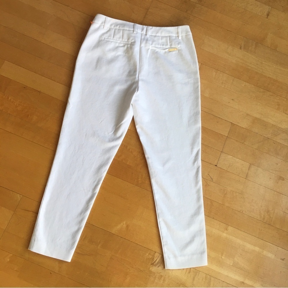 Jones New York High-Rise, Stretch, Straight Leg Capri Pant, White, Size 8 - Picture 4 of 17
